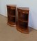 Walnut Veneer Corner Cabinets, 1940, Set of 2 2