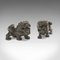 Small Vintage Chinese Lions, Set of 2 1