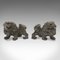 Small Vintage Chinese Lions, Set of 2 4