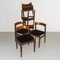 101 Dining Chairs in Wood & Velvet by Gianfranco Frattini for Cassina, Set of 6 1