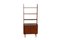 Teak & Black Formica Shelving Unit with Cabinet, Sweden, 1950 4