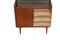 Teak & Black Formica Shelving Unit with Cabinet, Sweden, 1950, Image 1