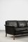 Mid-Century Modern Danish Black Leather 3-Seat Sofa from Mio, 1960s, Image 13