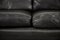 Mid-Century Modern Danish Black Leather 3-Seat Sofa from Mio, 1960s, Image 6