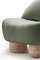 Hygge Armchair Celadon Boucle by Saccal Design House for Collector 3