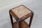 Tavolino o piedistallo Art Déco in noce e marmo, anni '20, Immagine 2