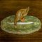 Art Deco Painted Bronze Mallard Pen Tray 11