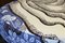 Reposapiés danés redondo con tapicería Rox & Fix de Josef Frank para Svenskt Tenn, Imagen 6