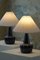Lampes de Bureau Mid-Century en Céramique de Søholm, Danemark, 1960s, Set de 2 8