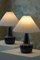 Moderne dänische Mid-Century Tischlampen aus Keramik von Søholm, 1960er, 2er Set 8