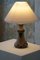 Danish Art Nouveau Table Lamp in Terracotta by L. Hjorth, Bornholm, 1930s, Image 13