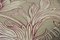 Tabouret avec Siège en Forme d'Os de Chien avec Tissu d'Ameublement Chrysanthème de William Morris & Co. 1