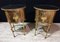 Bedside Tables in Golden Brass, 1900s, Set of 2 1