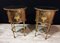 Bedside Tables in Golden Brass, 1900s, Set of 2 8