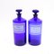 Early 20th Century French Cobalt Blue Apothecary Bottles, Set of 2 2