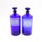 Early 20th Century French Cobalt Blue Apothecary Bottles, Set of 2, Image 2