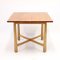 Mid-Century Swedish Modern Teak & Birch Side Table, Image 2