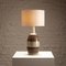 Studio Pottery Table Lamp by Søholm Stentøj Keramik, Denmark, 1970s, Image 1