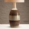 Studio Pottery Table Lamp by Søholm Stentøj Keramik, Denmark, 1970s 3