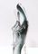 Ozeangrüne Murano Glas Skulptur im Stil von Seguso 12