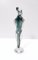 Ocean Green Murano Glass Sculpture in the style of Seguso 8