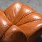 Vintae Brown Leather Armchairs, Set of 2 5