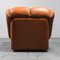 Vintae Brown Leather Armchairs, Set of 2 4