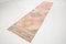 Vintage Soft Pink Runner Rug, Image 5