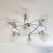 Large Space Age 12-Light Ceiling Lamp or Chandelier by Richard Essig, Germany, 1970s, Image 1