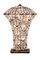 Lámpara de mesa Exclamation Arabesque de acero y cristal de Vgnewtrend, Imagen 2