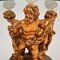 Antique French Style Gilt Wood Cherub Coffee Table, Image 4