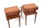 Danish Teak Bedside Tables, 1950s, Set of 2 9