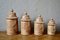 Vintage Ceramic Pots from Vallauris, Set of 4 2