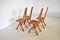 S45 Chlacc Dining Chairs by Pierre Chapo, 1970s, Set of 4, Image 9