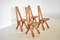 S45 Chlacc Dining Chairs by Pierre Chapo, 1970s, Set of 4, Image 4