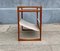 Teak Side Table with Suede Magazine Rack by Henning Wind Hansen, 1960s, Image 2
