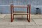 Teak Side Table with Suede Magazine Rack by Henning Wind Hansen, 1960s, Image 3