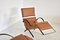 P40 Lounge Chairs in Cognac Leather by Osvaldo Borsani for Tecno, 1960s, Set of 2 3
