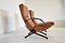 P40 Lounge Chairs in Cognac Leather by Osvaldo Borsani for Tecno, 1960s, Set of 2 8