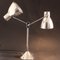 Vintage French Metal Double-Shade Desk Lamp from Jumo, 1940s 6