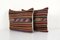 Handmade Red Wool Organic Kilim Cushion Covers, Set of 2 2