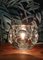Vintage Glas Lampe von Peill & Putzler 4