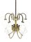 Lámpara de araña de 6 luces de Stilkronen, años 60, Imagen 2