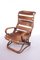 Bamboo and Leather Relax Chair, 1960s 1