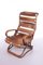 Bamboo and Leather Relax Chair, 1960s, Image 1