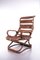 Fauteuil Relax en Bambou et Cuir, 1960 2