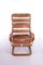 Bamboo and Leather Relax Chair, 1960s 8
