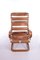 Bamboo and Leather Relax Chair, 1960s, Image 8