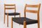 Vintage Danish #84 Dining Chairs by Niels Møller for J.L. Møllers, 1970s, Set of 2 2