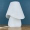 White Glass Mushroom Table Lamp, Italy, 1980s, Image 11